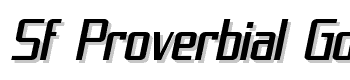 Sf-Proverbial-Gothic-Oblique font